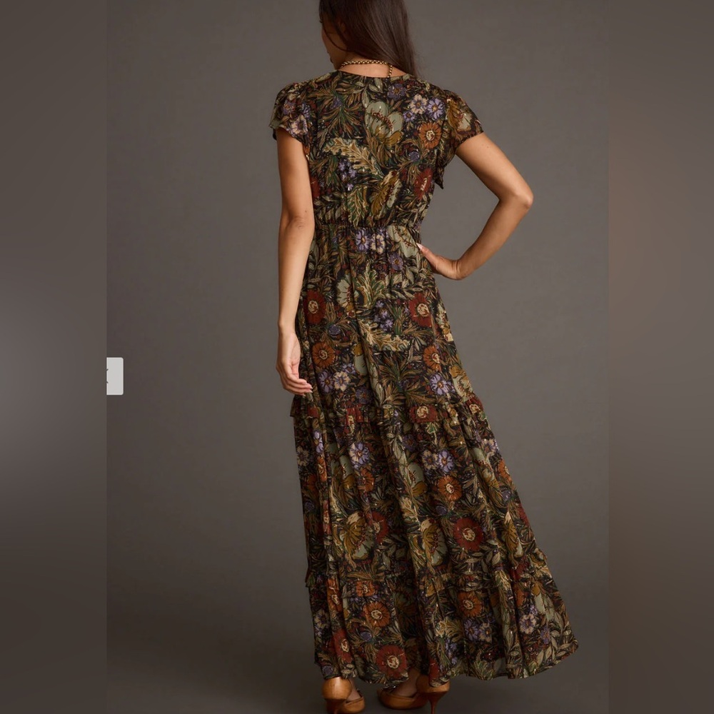 NWT: 12th Tribe Sundance Floral Paisley Maxi Dress - M - Picture 3 of 5